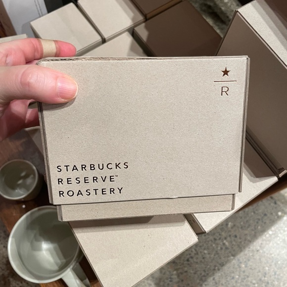 NWT Starbucks Reserve Bevel mug in pewter/copper Starbucks Reserve mug 16 fl oz - Picture 5 of 6